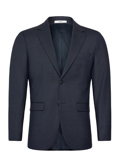 Slhslim-Theo Wool Blend Blz Flex Noos Selected Navy