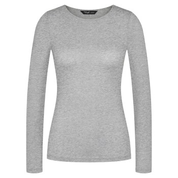 Triumph Beauty Layers Wool Long Sleeve Top Grå uld Medium Dame