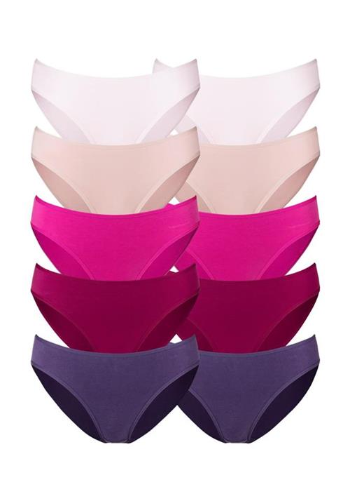 Se PETITE FLEUR Slip  mørkelilla / gammelrosa / mørk pink ved About You