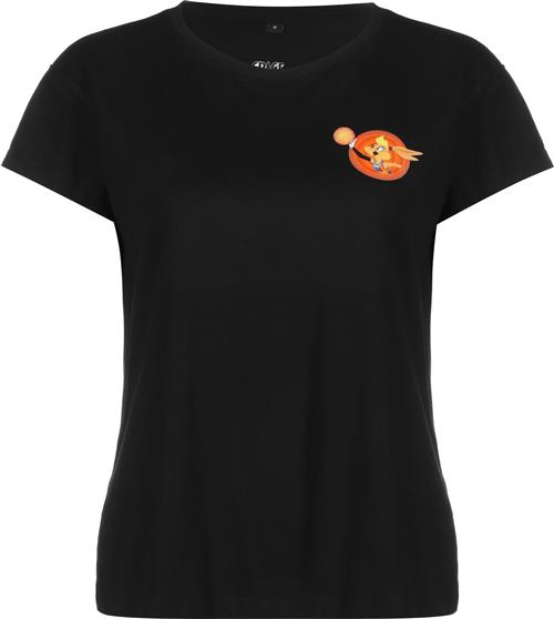 Merchcode Shirts 'Lola'  pastelgul / orangerød / sort / hvid