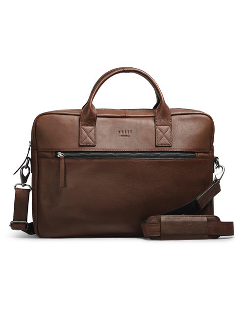 still Nordic Dokumenttaske 'Clean Brief'  kastaniebrun / sort