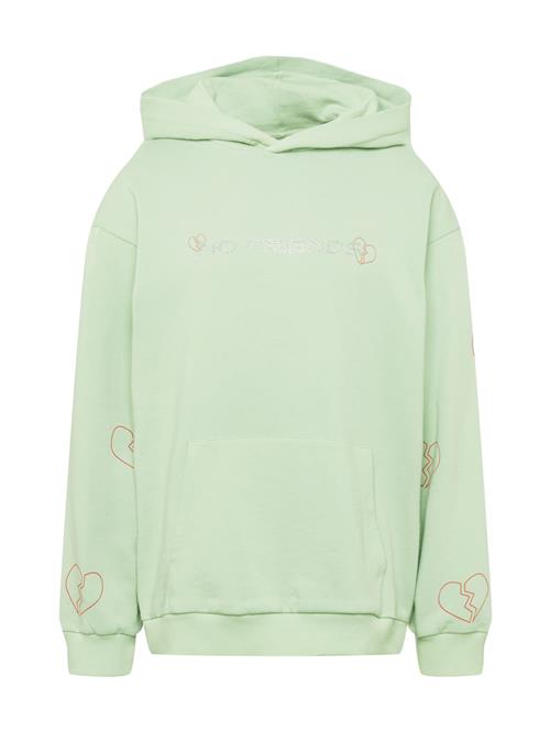 SHYX Sweatshirt 'Biba'  lysegrøn / rød / sølv