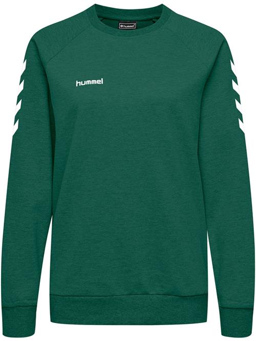 Hummel Sportsweatshirt  mørkegrøn / hvid
