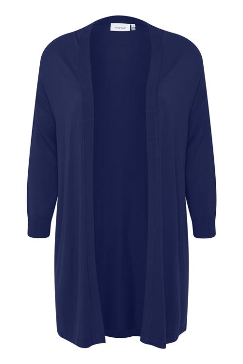 Fransa Curve Cardigan 'FPBlume'  navy