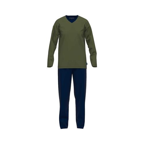 TOM TAILOR Pyjamas lang  navy / grøn