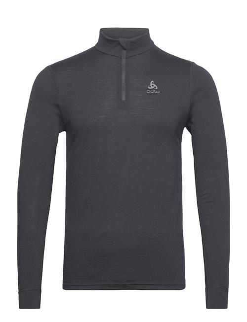 Odlo Bl Top Turtle Neck L/S Half Zip Merino 200 Odlo Black