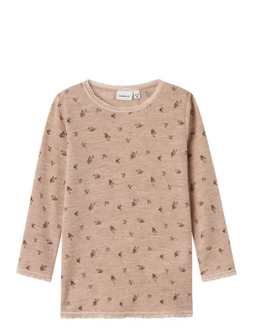 Nmfwang Wool Needle Ls Top Noos Name It Pink