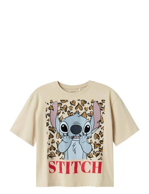 Nkfjixi Stitch Ss Rlx Top Box Noos Wdi Name It Beige