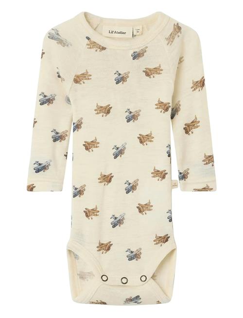 Nbmnalu Wo/Mo Ls Slim Body Lil Noos Lil'Atelier Cream