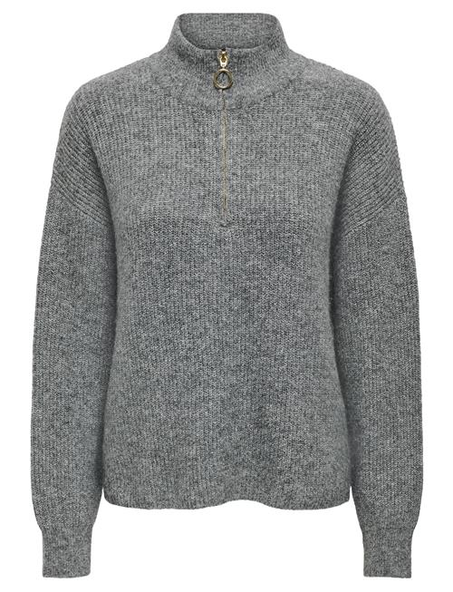 Onltokyo Solid L/S Zip Pullover Knt Noos ONLY Grey