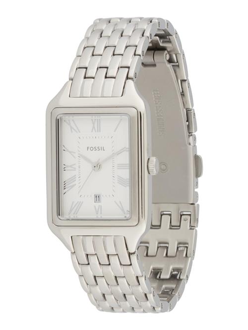 FOSSIL Analogt ur  sølv / hvid