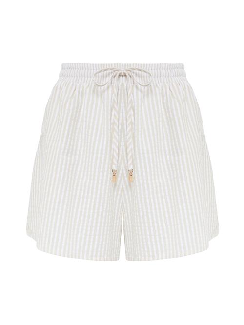 The Fated Bukser 'MIMMI'  nude / hvid