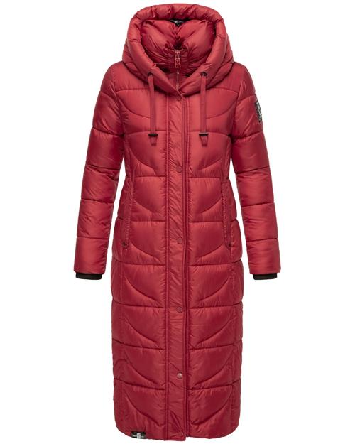 NAVAHOO Vinterfrakke 'Waffelchen'  rød