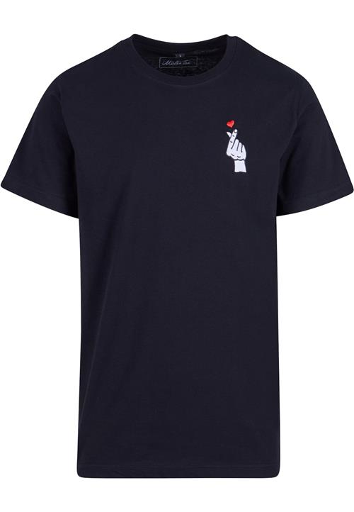 Mister Tee Bluser & t-shirts 'Love Sign'  blodrød / sort / hvid