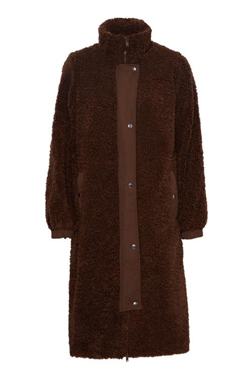 b.young Overgangsfrakke 'Canto'  mørkebrun