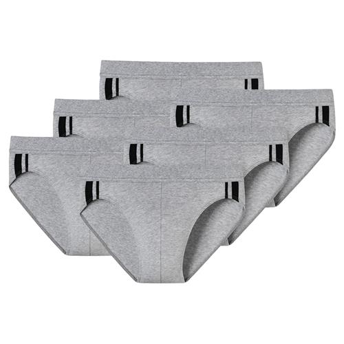 SCHIESSER Slip  grå / sort