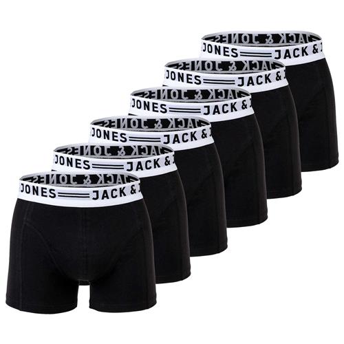 JACK & JONES Boksershorts  sort / hvid