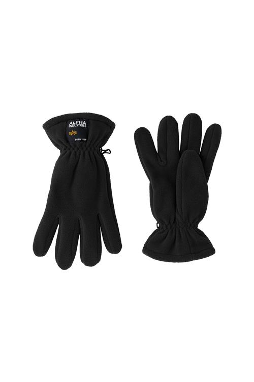 ALPHA INDUSTRIES Fingerhandsker  mørkeorange / sort / hvid