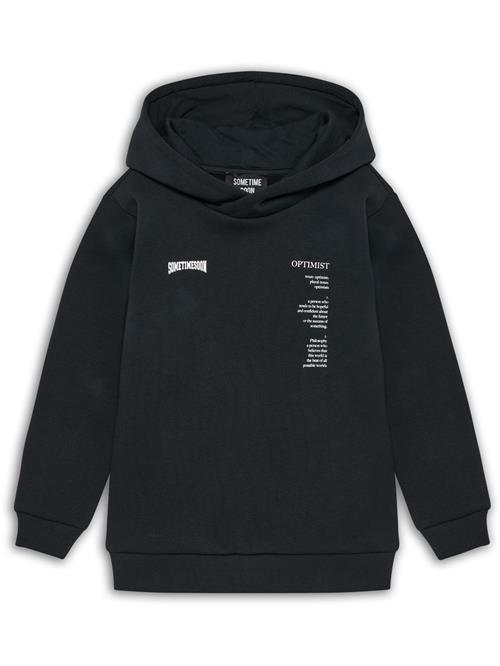SOMETIME SOON Sweatshirt  sort / hvid