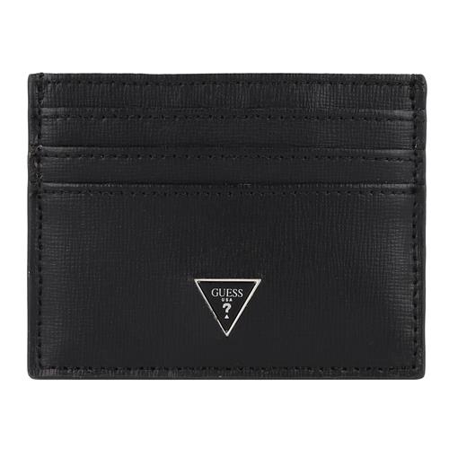 GUESS Etui 'MILANO CARD HOLDER'  sort / sølv