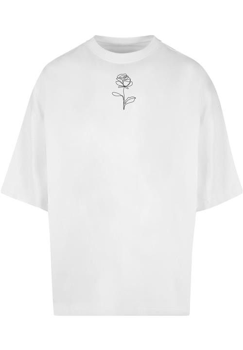 Merchcode Bluser & t-shirts 'Spring - Rose'  sort / hvid