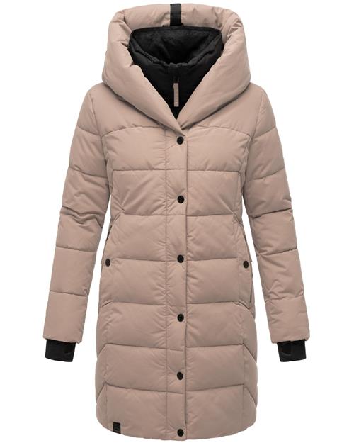 NAVAHOO Vinterfrakke 'Knutschilein'  taupe