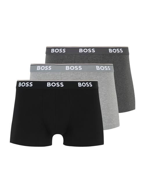 BOSS Boksershorts 'Power'  mørkegrå / grå-meleret / sort / hvid