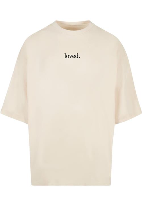 Merchcode Bluser & t-shirts 'Love'  sand / sort / uldhvid