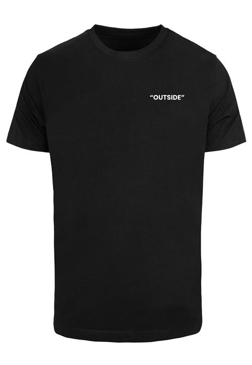 Mister Tee Bluser & t-shirts 'Outside'  sort / hvid