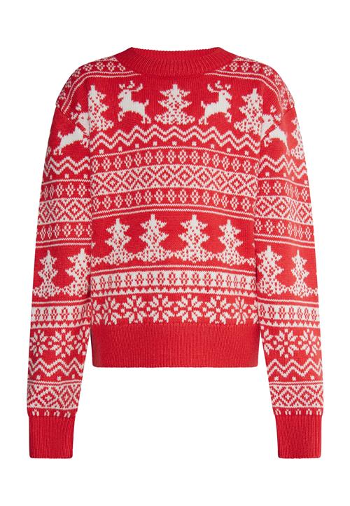myMo KIDS Pullover 'Mimo'  rød / hvid