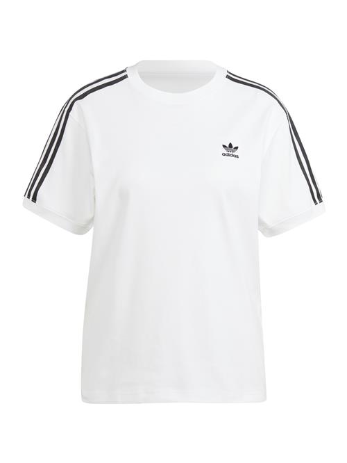 ADIDAS ORIGINALS Shirts '3-Stripes'  sort / hvid