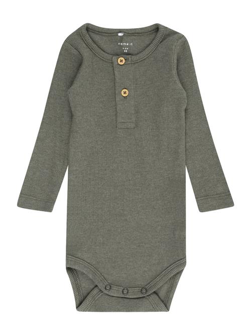 NAME IT Sparkedragt/Body 'NBMKab'  grøn / oliven