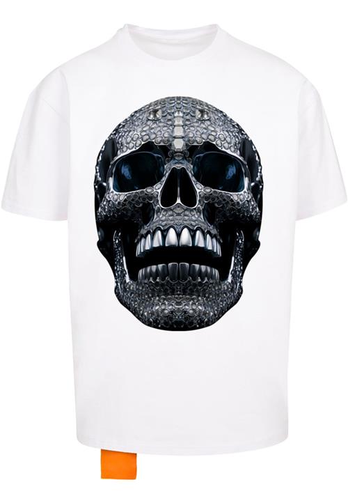 Forgotten Faces Bluser & t-shirts 'Diamond Skull'  blå / grå / sort / hvid