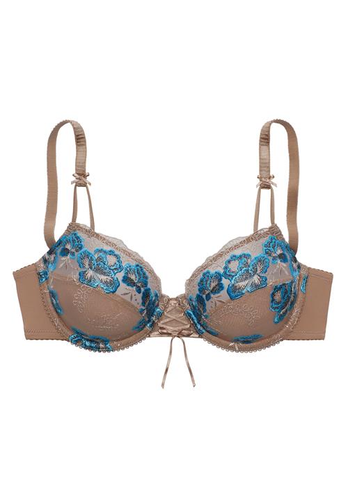 NUANCE BH  neonblå / mokka