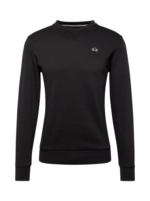 La Martina Sweatshirt  sort / hvid