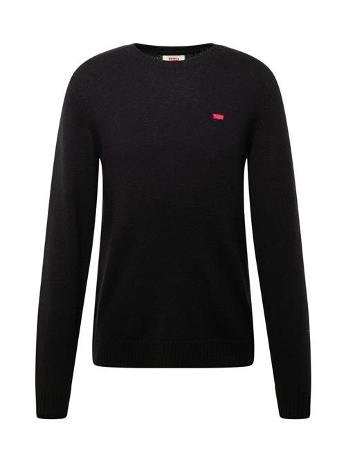 LEVI'S ® Pullover 'Original Housemark Sweater'  knaldrød / sort
