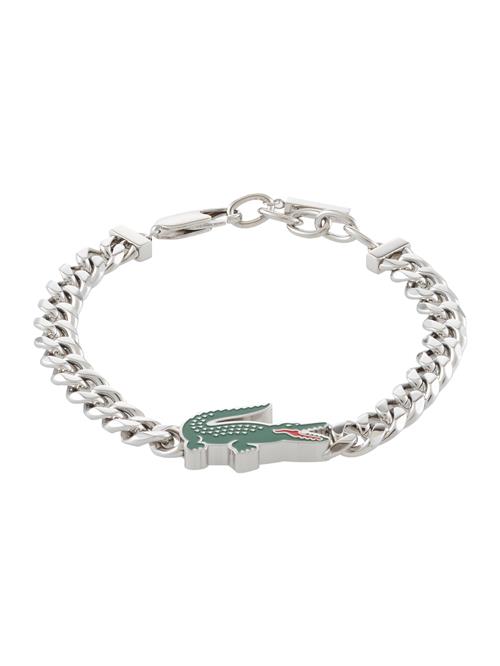 LACOSTE Armbånd  grøn / rød / sølv