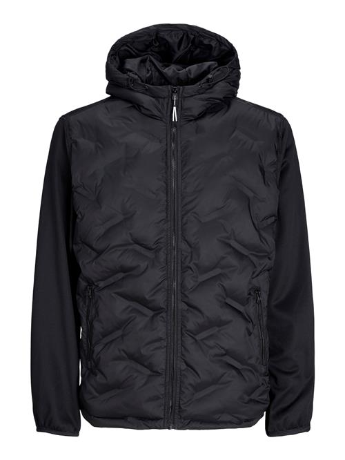 JACK & JONES Overgangsjakke 'JCOHeat'  sort / hvid