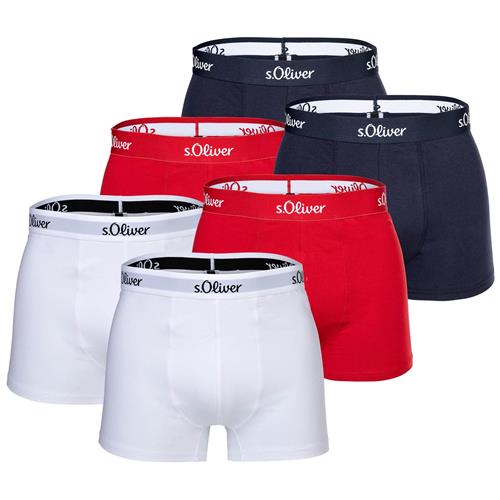 s.Oliver Boksershorts  blå / rød / hvid