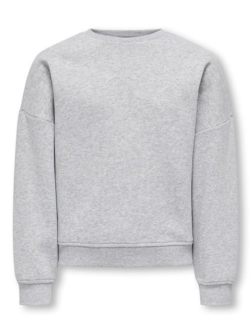 ONLY KIDS Oversize Sweatshirt Kogsweat Light Grey Melange