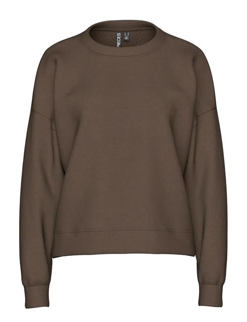 Pcchilli Ls Sweat Noos Bc Pieces Brown