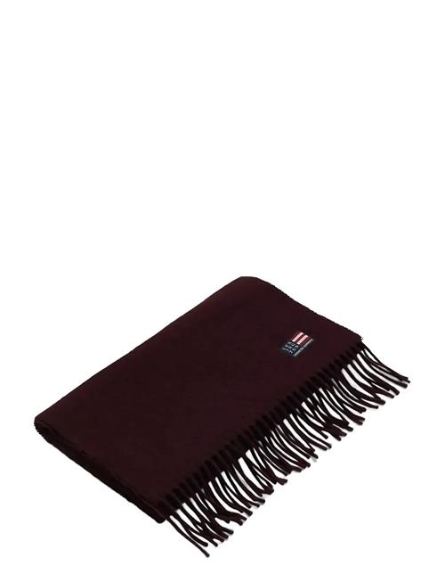 Recycled Wool Blend Scarf Lexington Clothing Burgundy