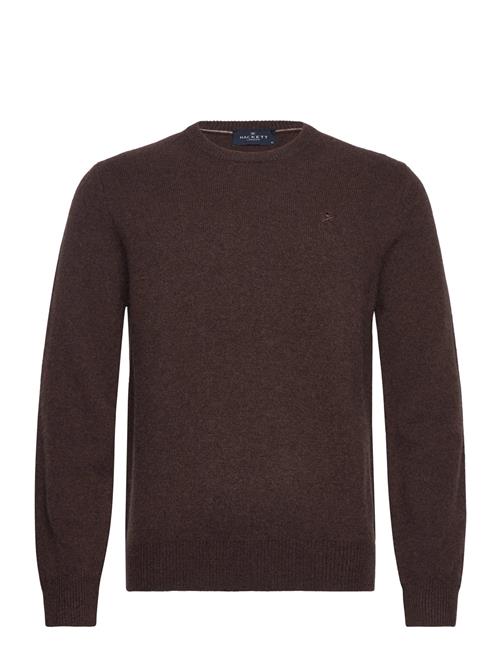 Lambswool Crew Hackett London Brown
