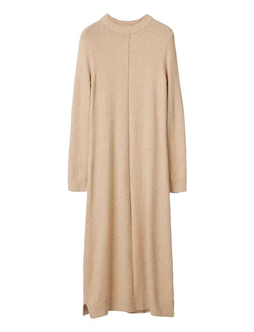 Straight Fit Midi Knitted Dress Lexington Clothing Cream