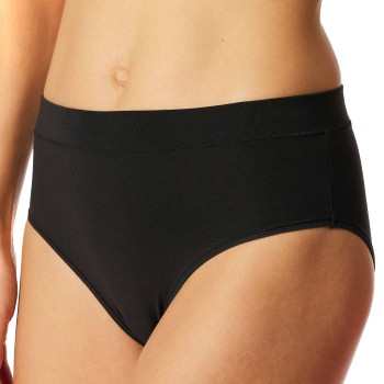 Schiesser Trusser Unique Cotton Rio Brief Sort bomuld 4XL Dame