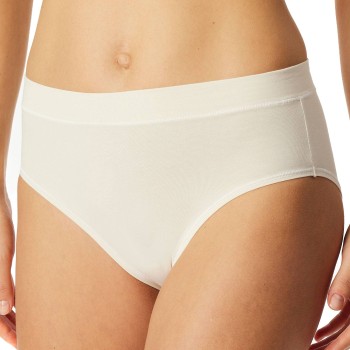 Schiesser Trusser Unique Cotton Rio Brief Elfenben bomuld Large Dame