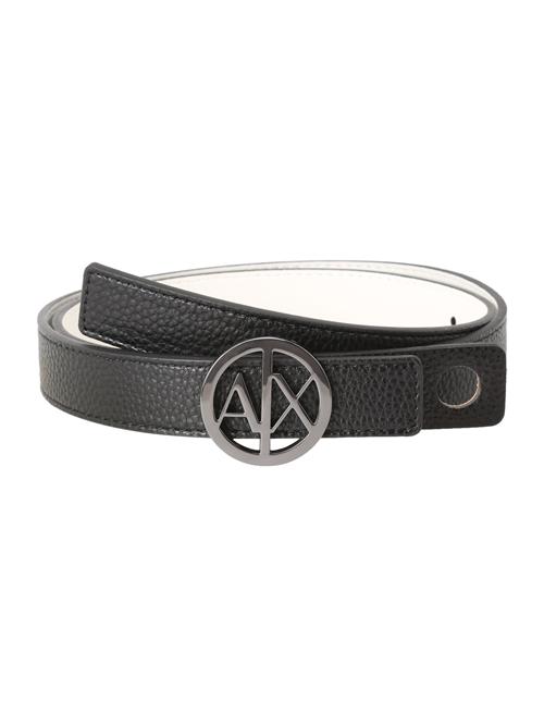 ARMANI EXCHANGE Bælte  sort / hvid