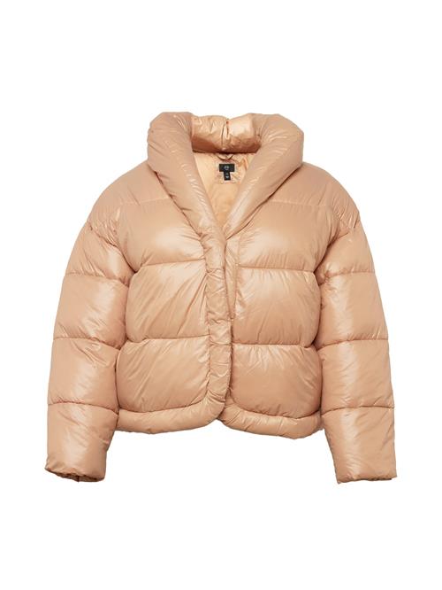 River Island Plus Vinterjakke 'CROISSANT COCOON'  beige