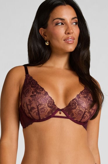 Hunkemöller Hollie ikke-formstøbt bøjle-bh rød