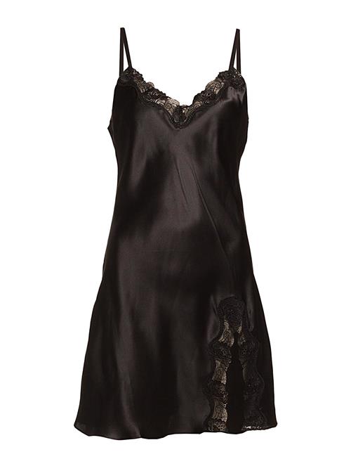 Pure Silk - Slip W.lace Lady Avenue Black